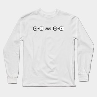 Copy and Paste Long Sleeve T-Shirt